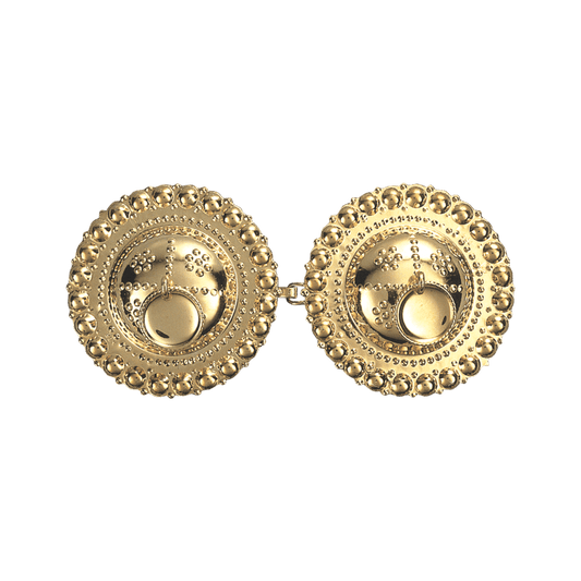 Beltespenne til skinnlist, forgylt 013691 - Bjerveur.noBeltespenne til skinnlist, forgylt 013691