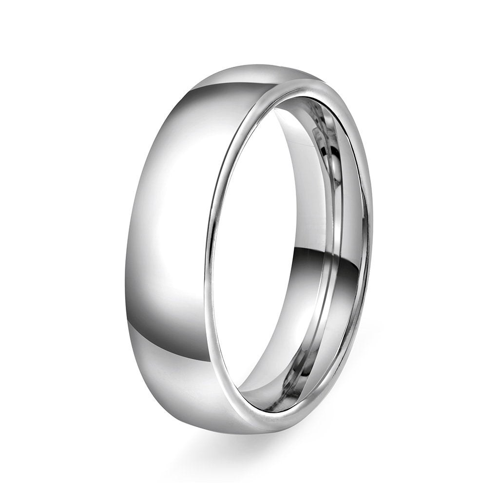 Ring med hvelvet og buet profil, polert, bilde 8 av 12