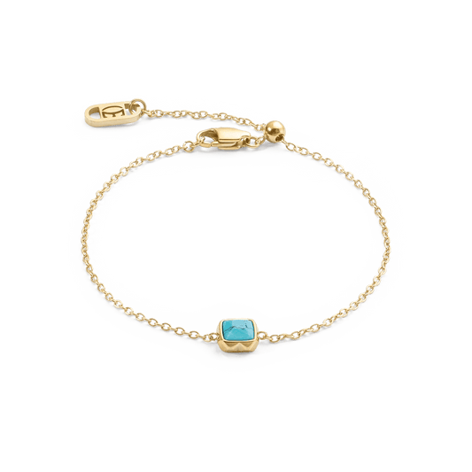Birthstone December Bracelet Turquoise Gold 1301300600 - Bjerveur.noBirthstone December Bracelet Turquoise Gold 1301300600