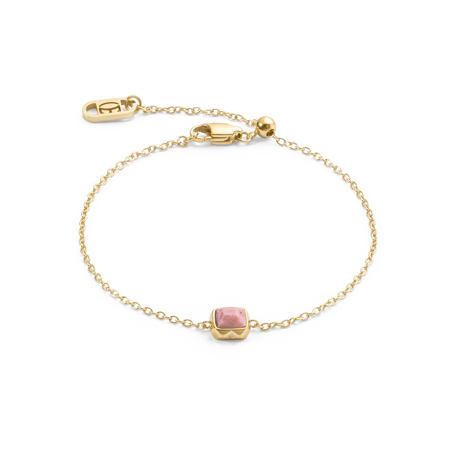 Birthstone July Bracelet Rhodochrosite Gold 1301301900 - Bjerveur.noBirthstone July Bracelet Rhodochrosite Gold 1301301900