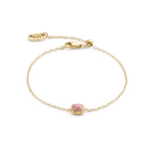 Birthstone July Bracelet Rhodochrosite Gold 1301301900 - Bjerveur.noBirthstone July Bracelet Rhodochrosite Gold 1301301900