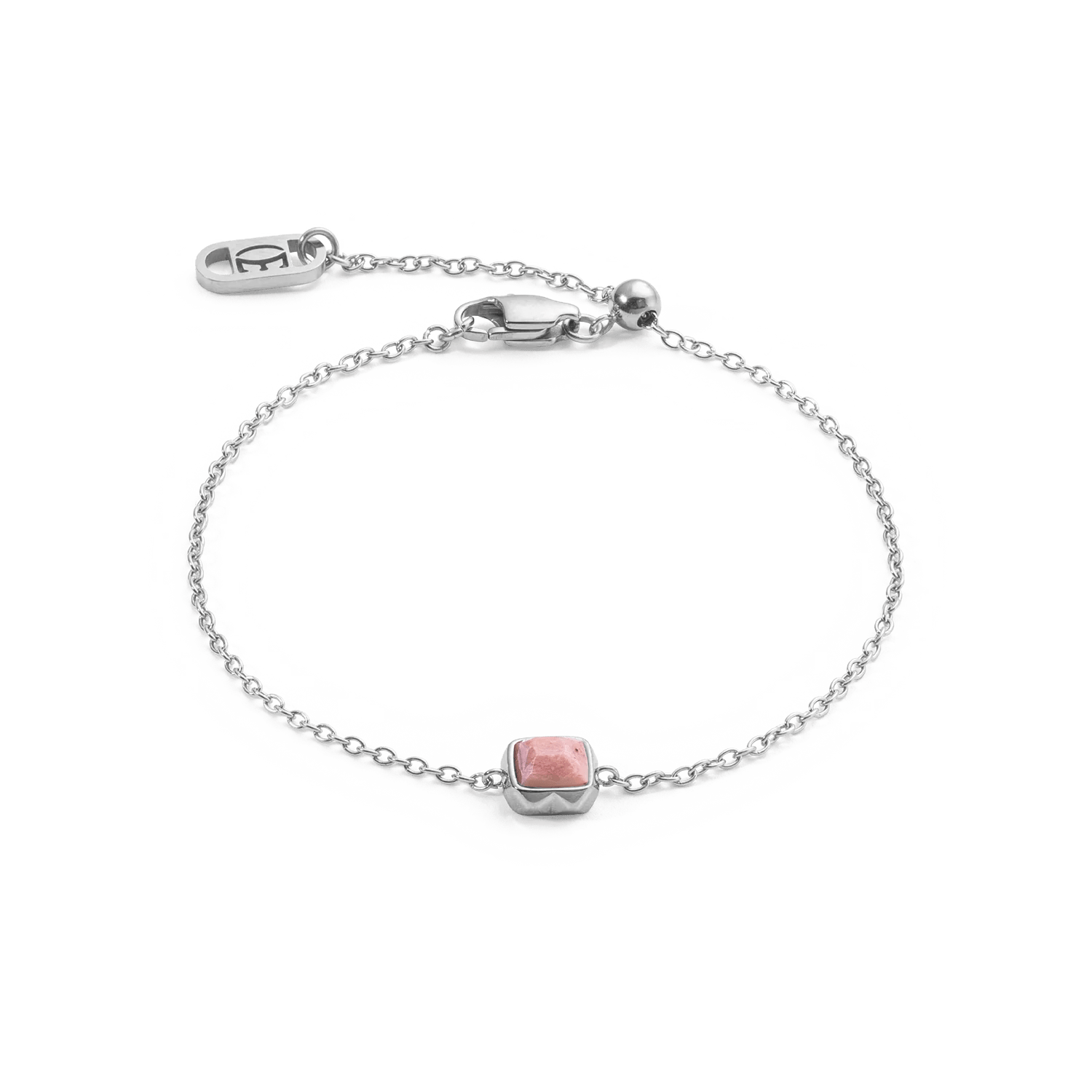 Birthstone July Bracelet Rhodochrosite Silver 1300301900 - Bjerveur.noBirthstone July Bracelet Rhodochrosite Silver 1300301900