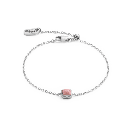 Birthstone July Bracelet Rhodochrosite Silver 1300301900 - Bjerveur.noBirthstone July Bracelet Rhodochrosite Silver 1300301900