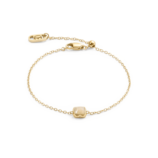 Birthstone June Bracelet Cream Jade Gold 1301301424 - Bjerveur.noBirthstone June Bracelet Cream Jade Gold 1301301424