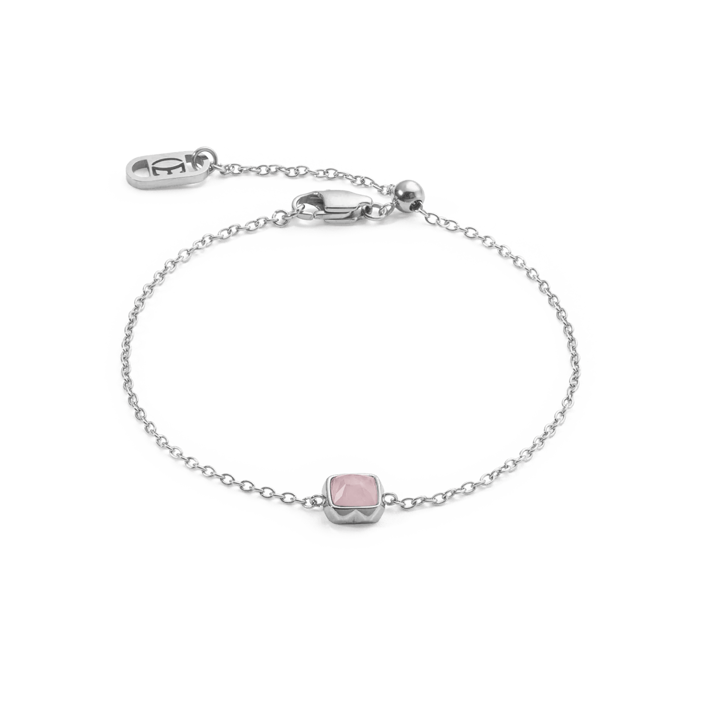 Birthstone October Bracelet Rose Quartz Silver 1300301920 - Bjerveur.noBirthstone October Bracelet Rose Quartz Silver 1300301920