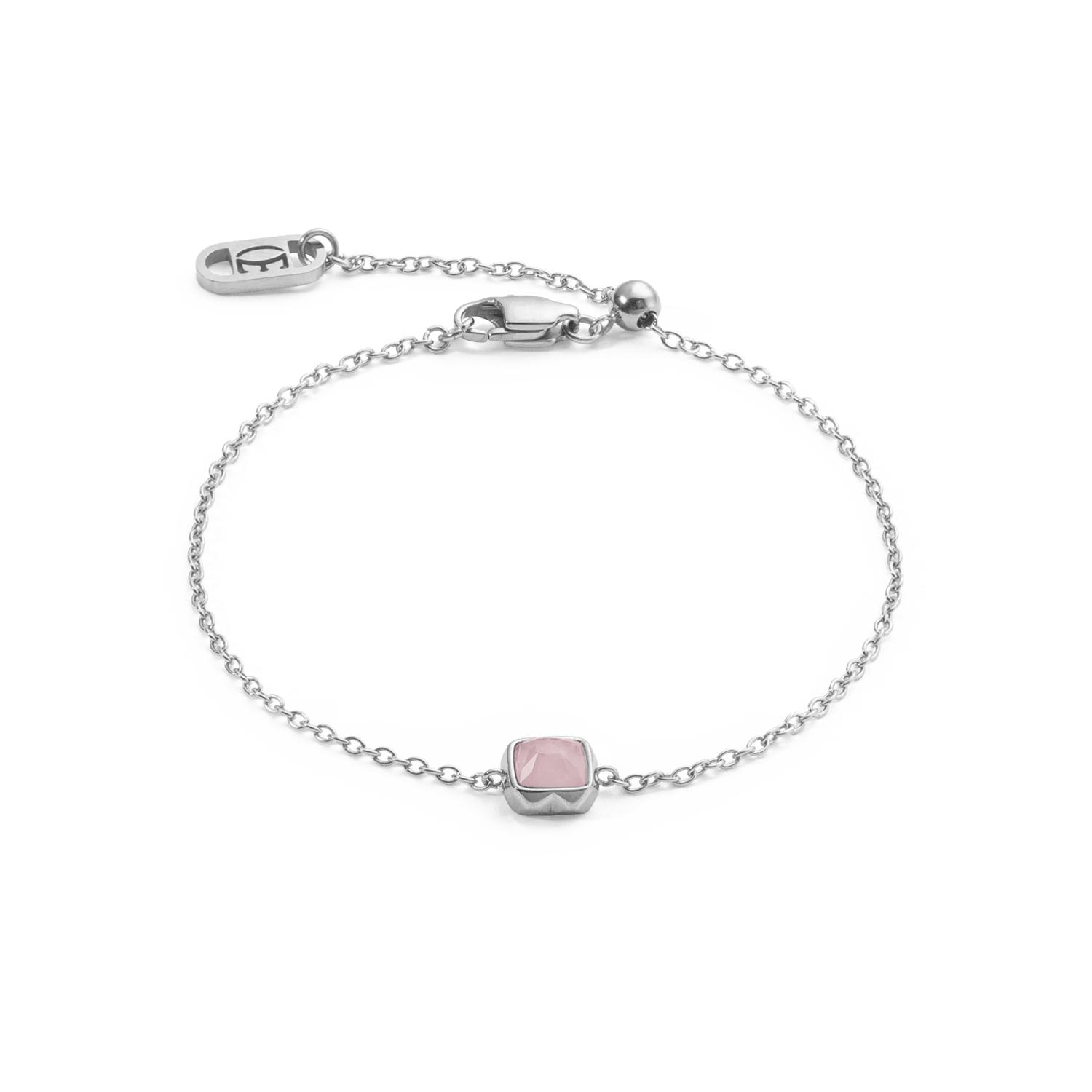 Birthstone October Bracelet Rose Quartz Silver 1300301920 - Bjerveur.noBirthstone October Bracelet Rose Quartz Silver 1300301920