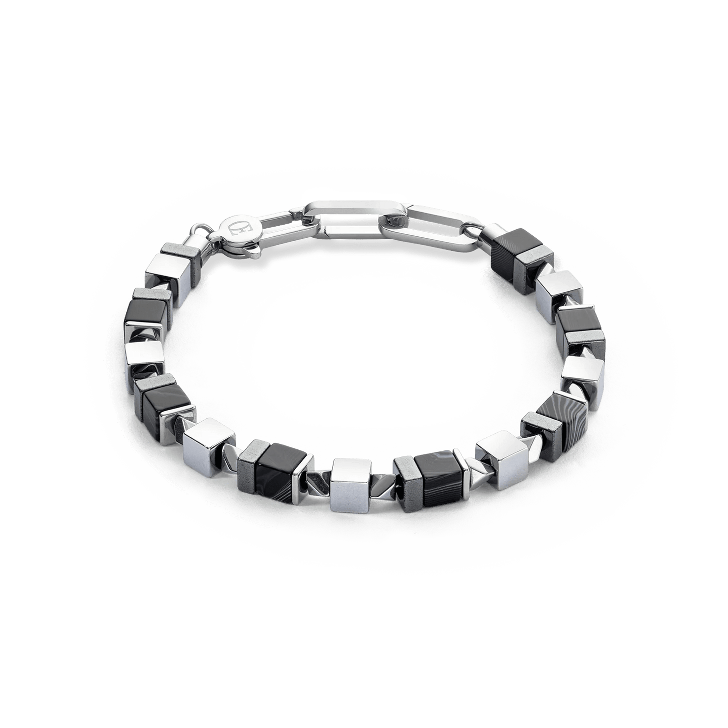 Bracelet Precious Cubes black - silver 0904301300 - Bjerveur.noBracelet Precious Cubes black - silver 0904301300