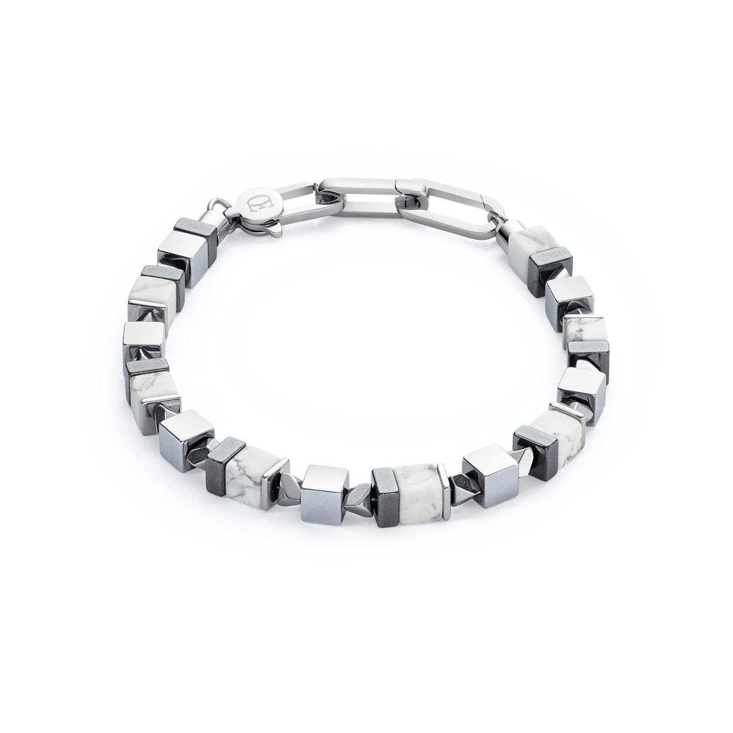 Bracelet Precious Cubes white - silver 0904301400 - Bjerveur.noBracelet Precious Cubes white - silver 0904301400