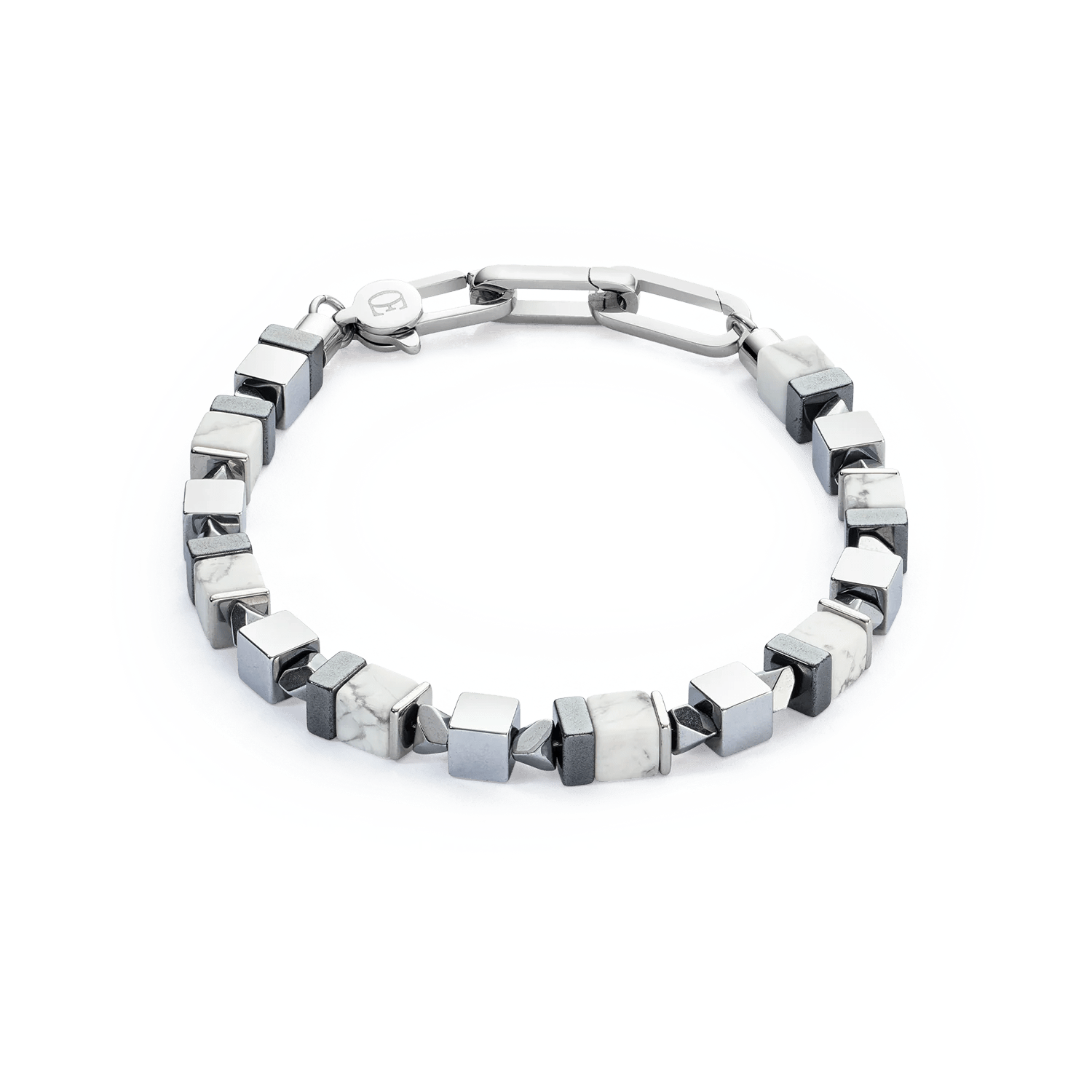 Bracelet Precious Cubes white - silver 0904301400 - Bjerveur.noBracelet Precious Cubes white - silver 0904301400