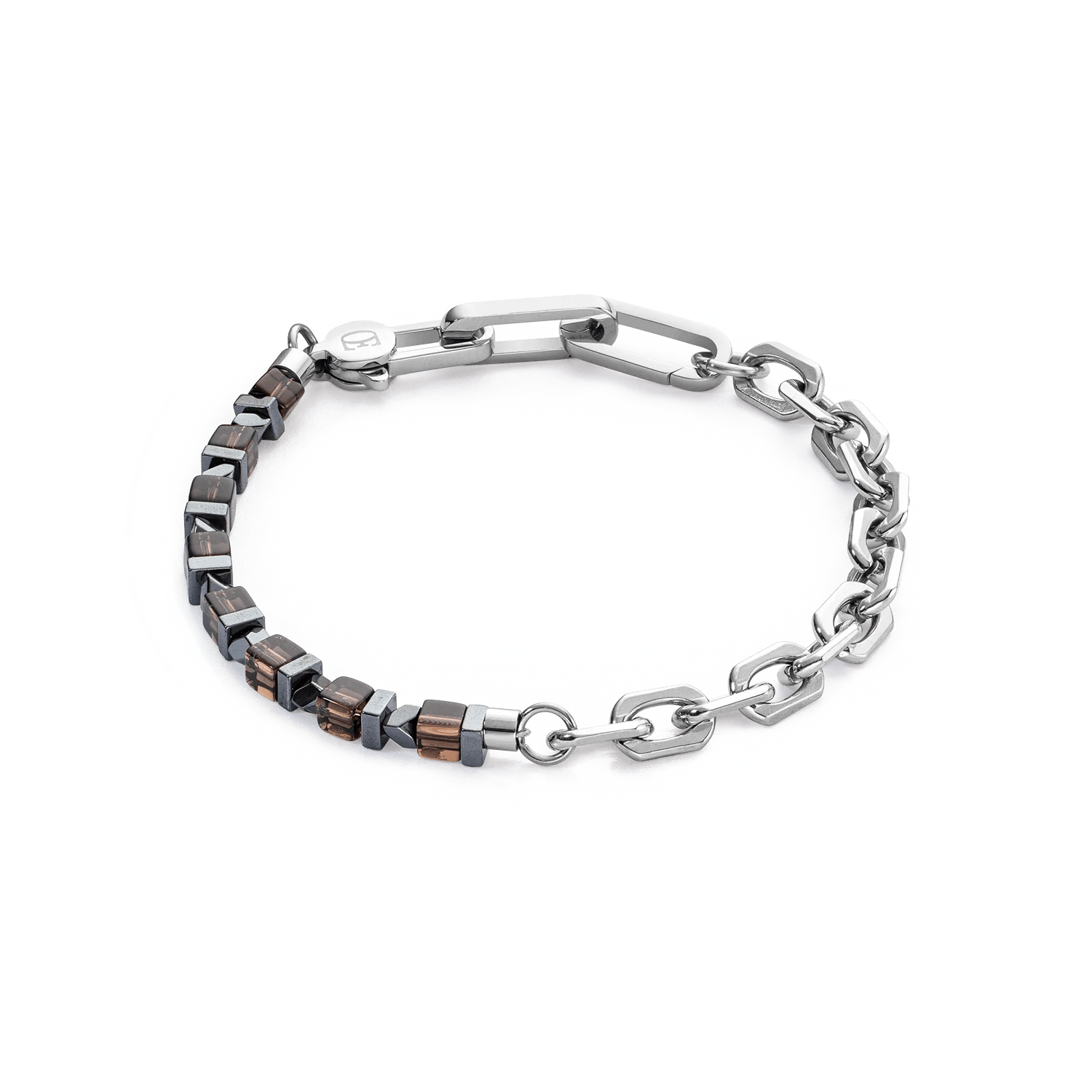 Bracelet Precious Fusion link chain brown - silver 0905301100 - Bjerveur.noBracelet Precious Fusion link chain brown - silver 0905301100