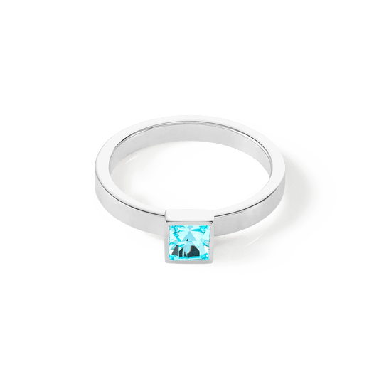 Brilliant Square liten ring sølv aqua 050140201752 - Bjerveur.noBrilliant Square liten ring sølv aqua 050140201752