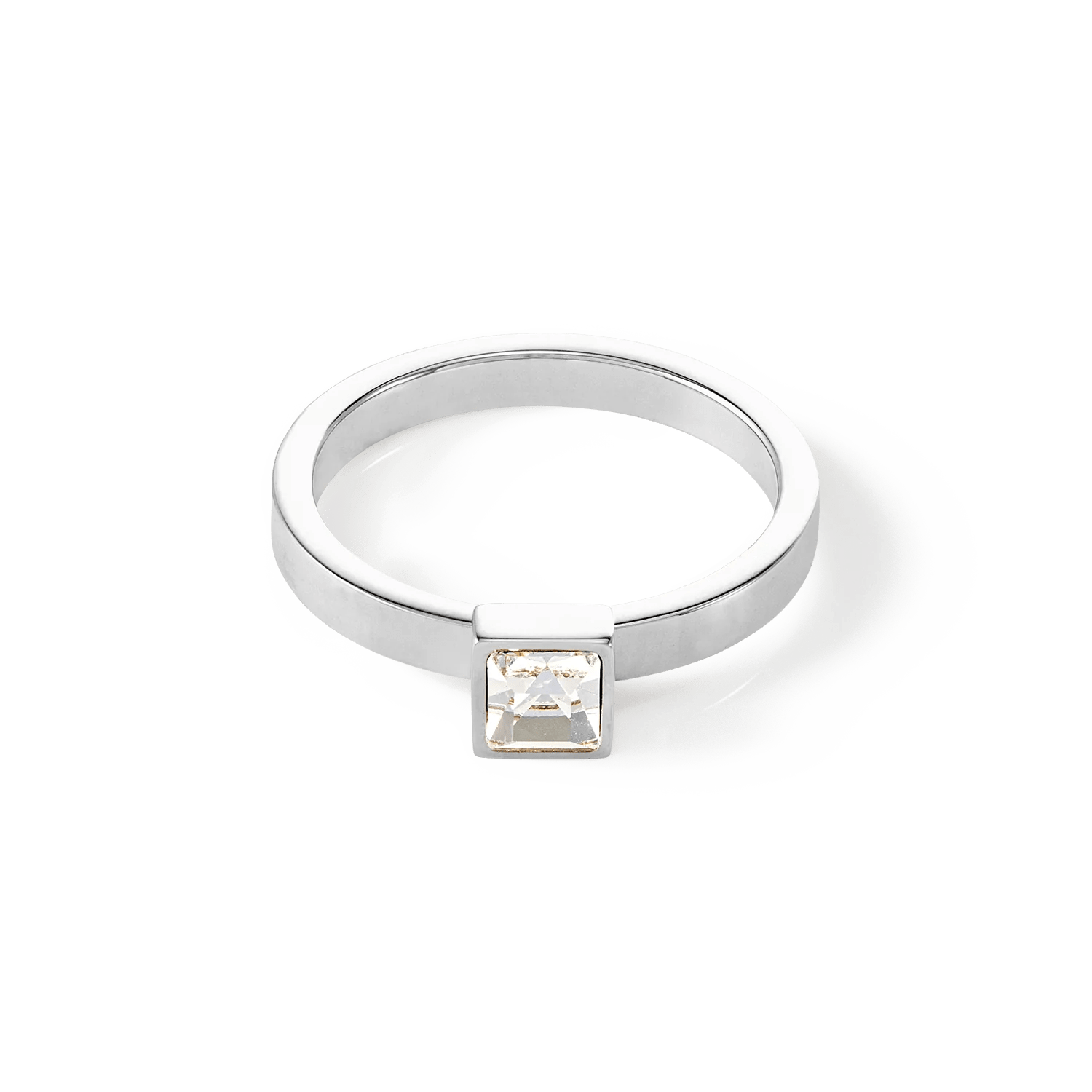 Brilliant Square liten Ring sølv krystall 050140181752 - Bjerveur.noBrilliant Square liten Ring sølv krystall 050140181752
