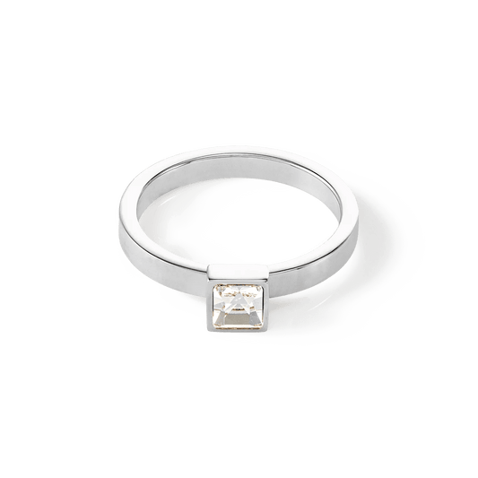 Brilliant Square liten Ring sølv krystall 050140181752 - Bjerveur.noBrilliant Square liten Ring sølv krystall 050140181752