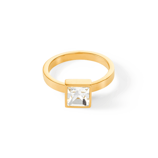 Brilliant Square stor ring gullkrystall 050040181652 - Bjerveur.noBrilliant Square stor ring gullkrystall 050040181652