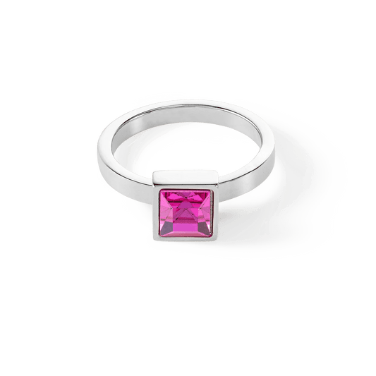Brilliant Square stor ring sølv rosa 050040041752 - Bjerveur.noBrilliant Square stor ring sølv rosa 050040041752