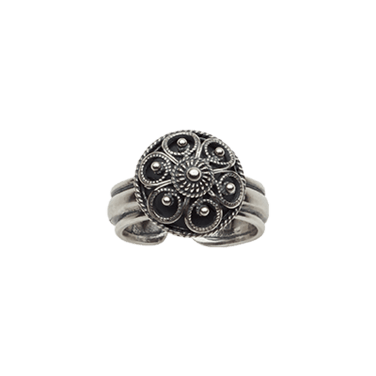 Bunadsring filigran med botn, oksidert 372100 - Bjerveur.noBunadsring filigran med botn, oksidert 372100