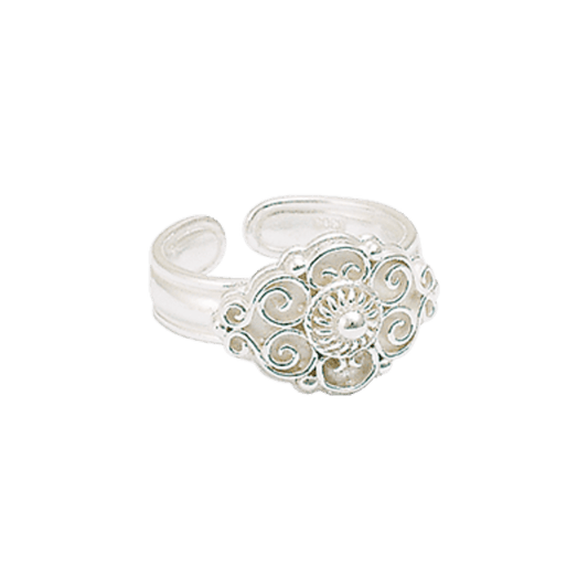 Bunadsring med krus, kvit 377400 - Bjerveur.noBunadsring med krus, kvit 377400