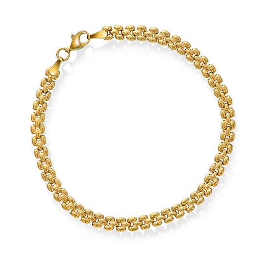 Armbånd i 585 gult gull 4,5 mm, 19 cm, bilde 1 av 4