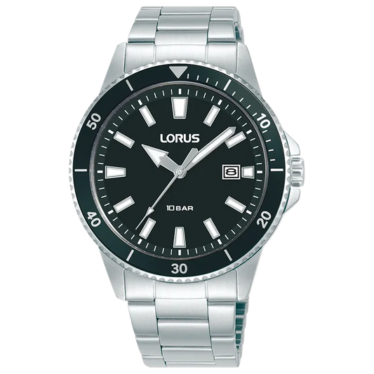 Lorus RH999RX9 herreklokke i stål, bilde 1 av 4