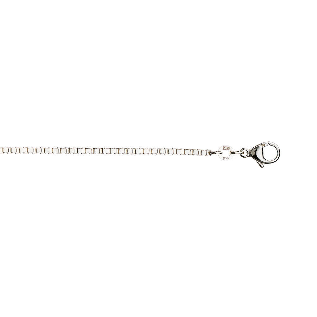 Veneziansk halskjede i sølv 2 mm, 60 cm