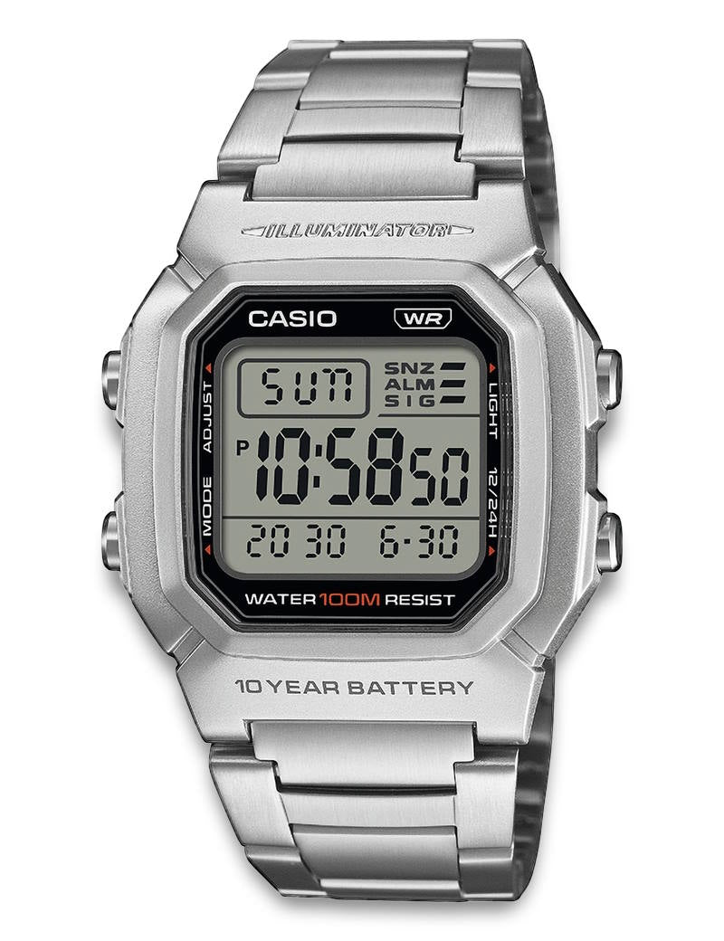 Casio Timeless W-800HD-1AVEF herreklokke i resin
