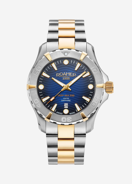 Roamer Deep Sea 200 860833 47 45 70 herreklokke i stål, bilde 1 av 5