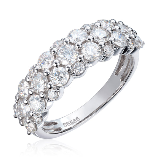 Ring med tilsammen 1,63ct TWSI i hvitt gull Artikkelnr: 57342 - Bjerveur.noRing med tilsammen 1,63ct TWSI i hvitt gull Artikkelnr: 57342