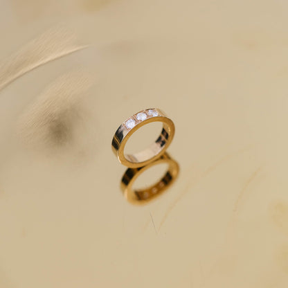 Delta alliansering med diamant 0,45 ct TW/SI, str. 48-62, nr. 2213134-45