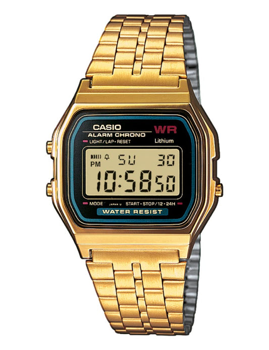 Casio Vintage A159WGEA-1EF dameklokke i stål, bilde 1 av 2