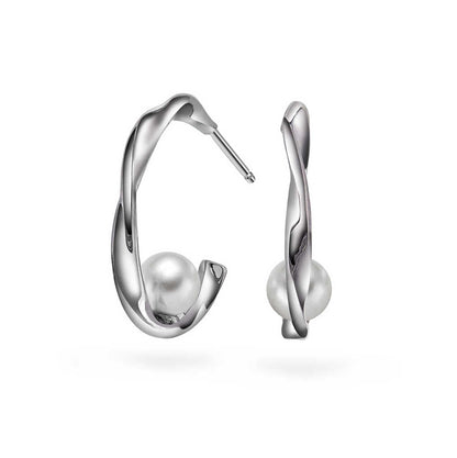Capri øredobber i sølv med perle 992236 - Bjerveur.noCapri øredobber i sølv med perle 992236
