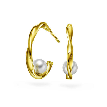 Capri øredobber i sølv med perle 992237 - Bjerveur.noCapri øredobber i sølv med perle 992237