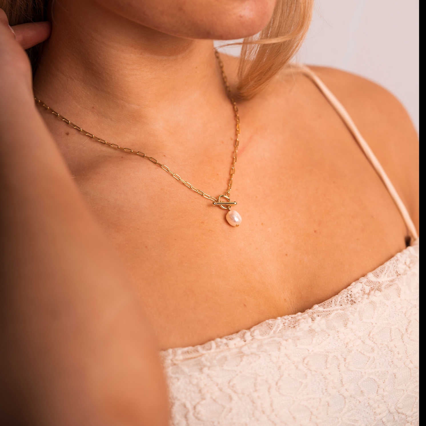 Capri smykke i sølv med perle 992230 - Bjerveur.noCapri smykke i sølv med perle 992230