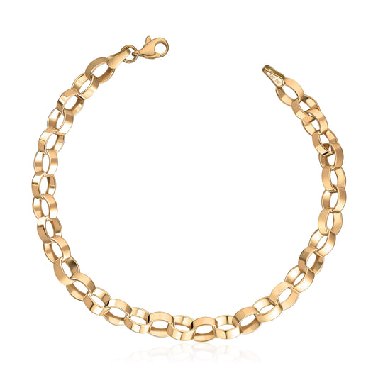 Armbånd 14K gult gull Artikkelnr: 17059 - Bjerveur.noArmbånd 14K gult gull Artikkelnr: 17059