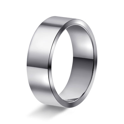 Ring i 950 platina, rektangulær, bilde 10 av 12