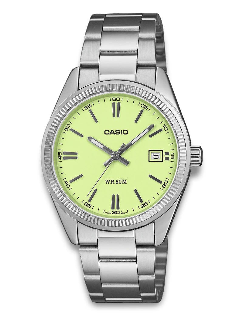 Casio Timeless UTP-1302PD-3A2VEF herreklokke i stål