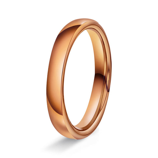 Ring i 14 karat rosé gull, innvendig oval, bilde 2 av 6