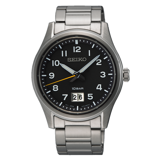 Seiko SUR569P1 herreklokke i stål