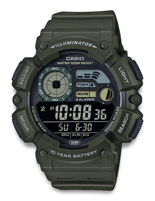 Casio Timeless WS-1500H-3BVEF herreklokke i resin