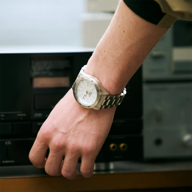 Seiko 5 Sports HDB007K1 Herreklokke i Stål - Automatisk, Dagsdato, bilde 5