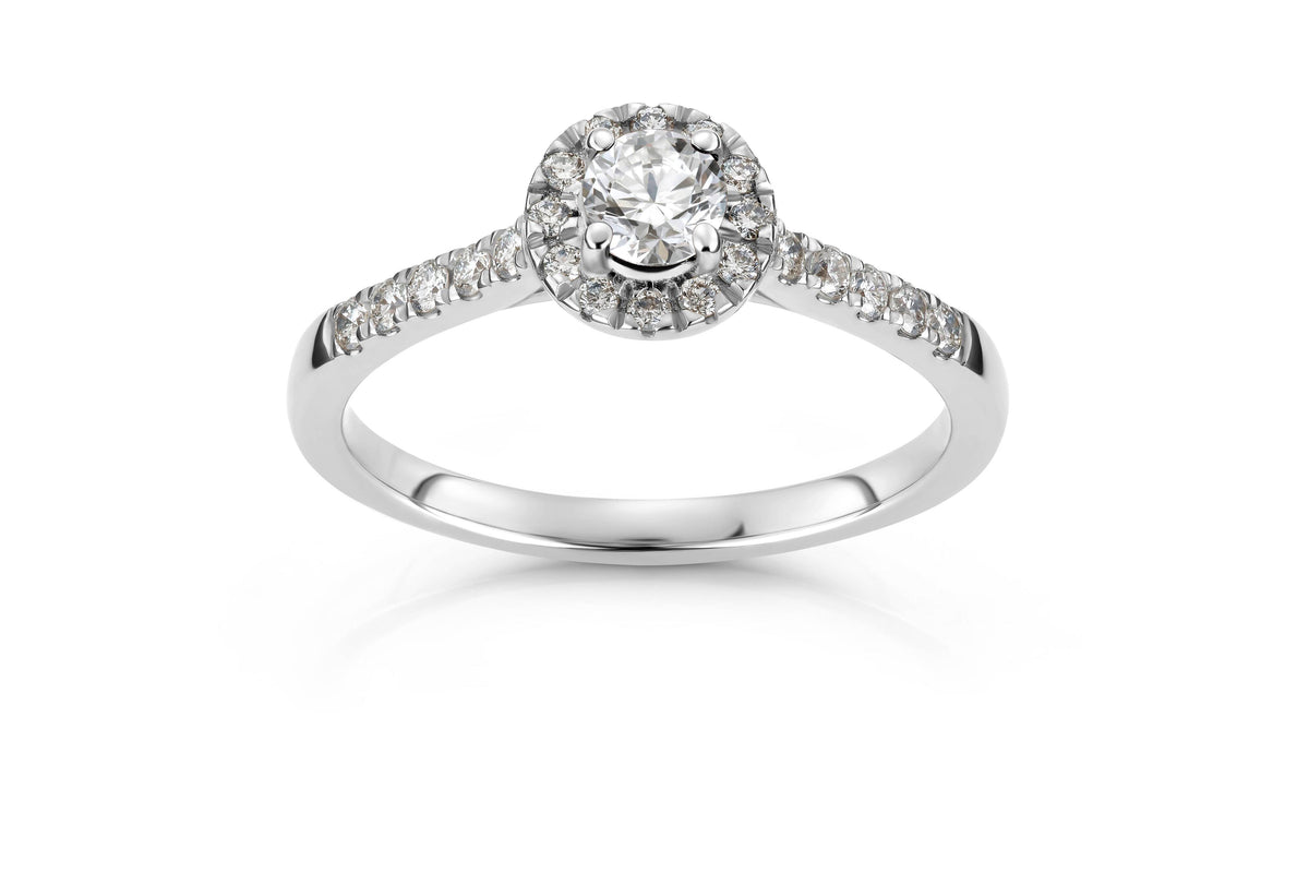 Svolder ring i 585 gull med diamant 0,55 ct, bilde 1 av 2