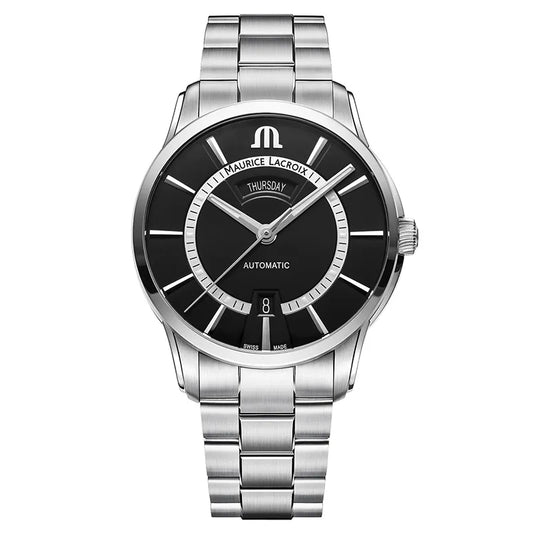 Maurice Lacroix Pontos PT6358-SS002-334-1 herreklokke i stål