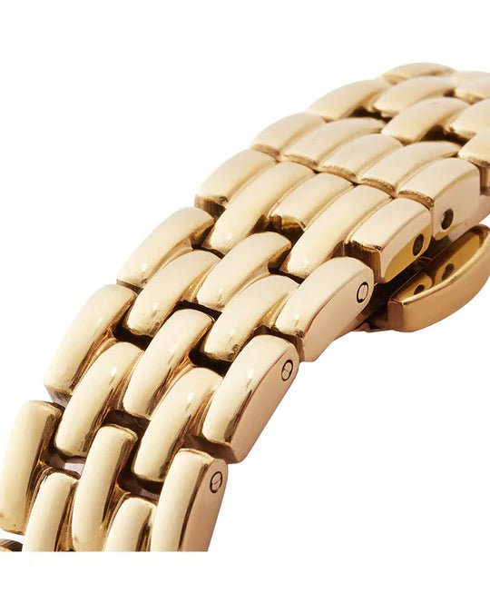 Classic Square Gullfarget Stål / Hvit 18x19mm SKU | MO334 - Bjerveur.noClassic Square Gullfarget Stål / Hvit 18x19mm SKU | MO334