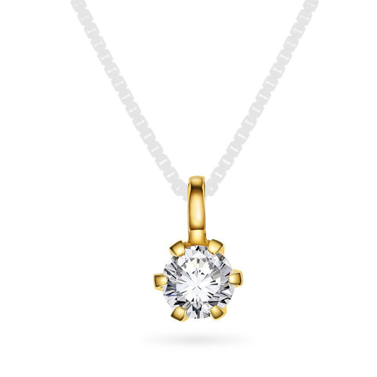 Contessa anheng gull LAB diamant 0,5 ct N240614 - Bjerveur.noContessa anheng gull LAB diamant 0,5 ct N240614