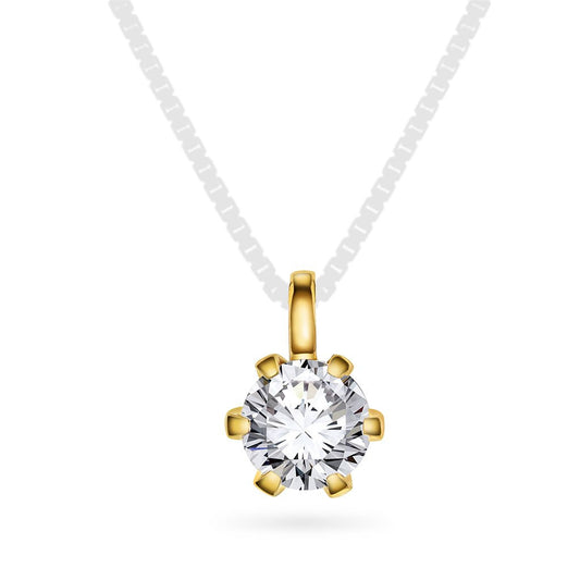 Contessa anheng gull LAB diamant 1,0 ct N240613 - Bjerveur.noContessa anheng gull LAB diamant 1,0 ct N240613