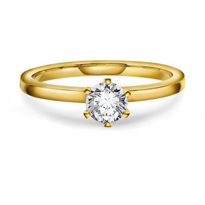 Contessa ring i gull LAB diamant 0,5 ct N240612 - Bjerveur.noContessa ring i gull LAB diamant 0,5 ct N240612