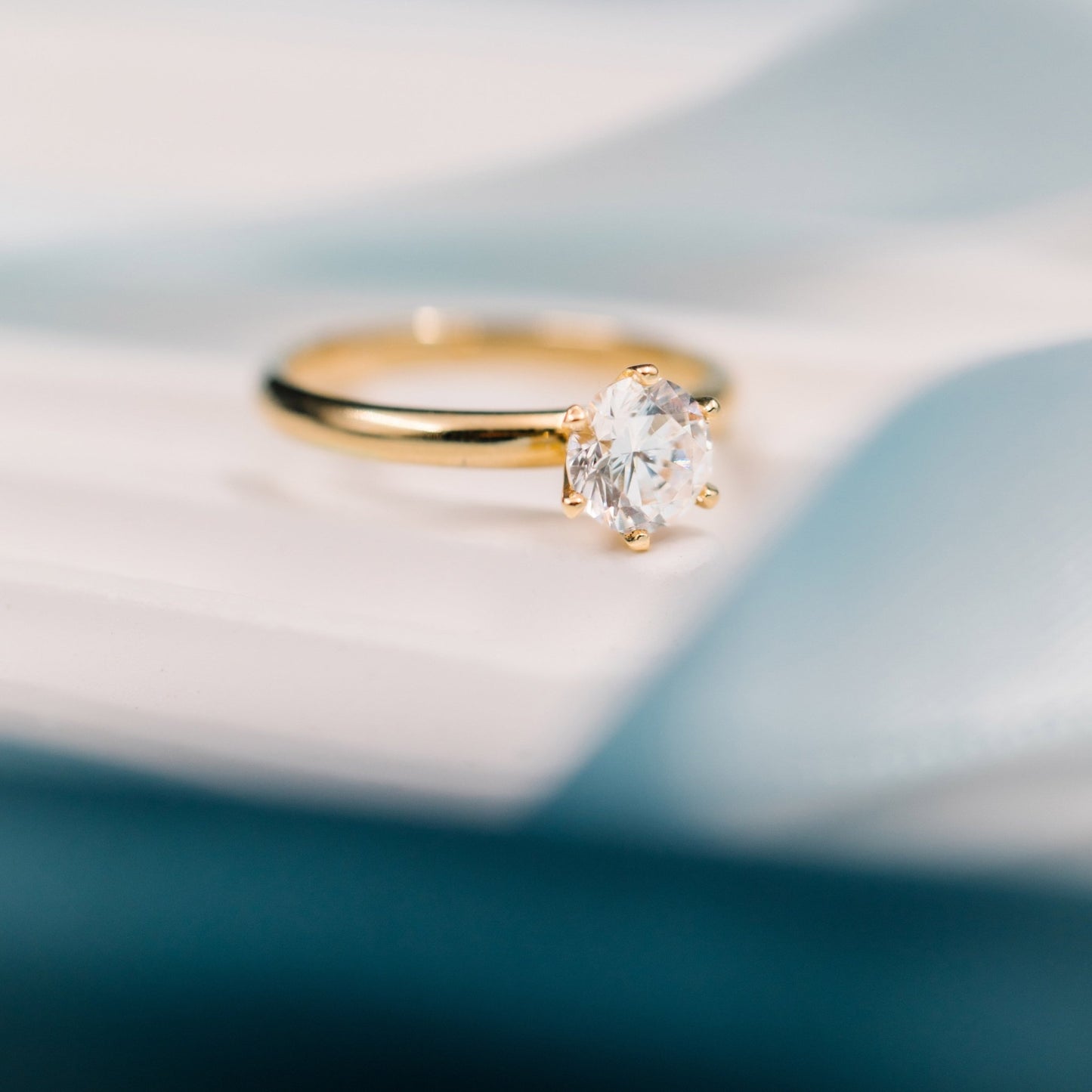 Contessa ring i gull LAB diamant 1,0 ct N240611 - Bjerveur.noContessa ring i gull LAB diamant 1,0 ct N240611