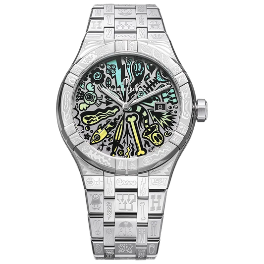 Maurice Lacroix Aikon AI6008-SS009-090-1 herreklokke i stål, bilde 1 av 11