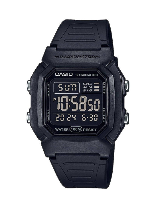 Casio Timeless W-800H-1BVES klokke i resin