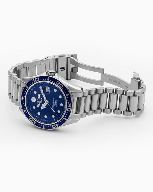 Roamer Rockshell Mark III Scuba 220858 41 45 50 herreklokke i stål, bilde 2 av 5