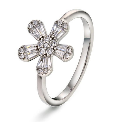 Dina ring i rhodinert sølv med zirkonia, 11 mm, bilde 1 av 3